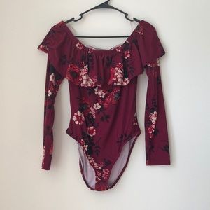 Off shoulder bodysuit